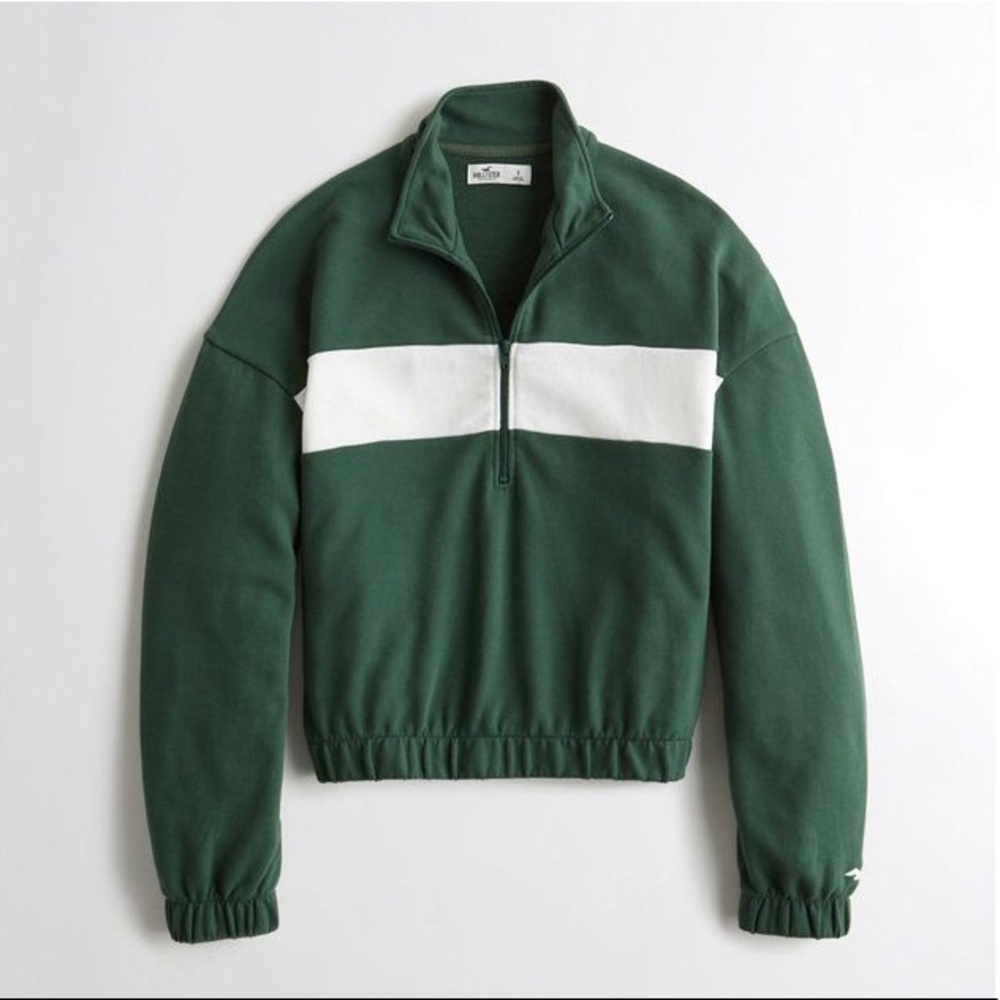 Hollister Half zip track sweatshirt